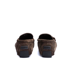 Lloyd herre - Loafer i m�rkebrun med bl�de s�ler - Rover