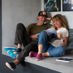 Glerups - Sko i cranberry