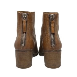 Moma - Stvlette i cognac skind med hl og lynls bagp 