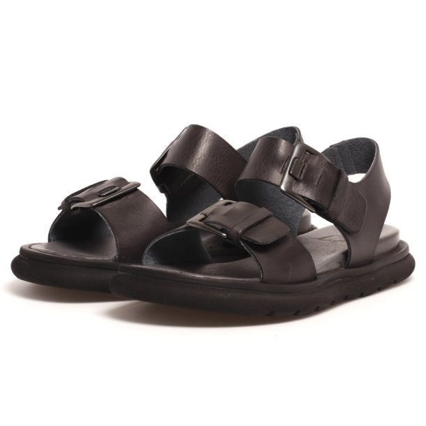 Lofina - Sandal i sort med sp�nder