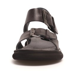 Lofina - Sandal i sort med sp�nder