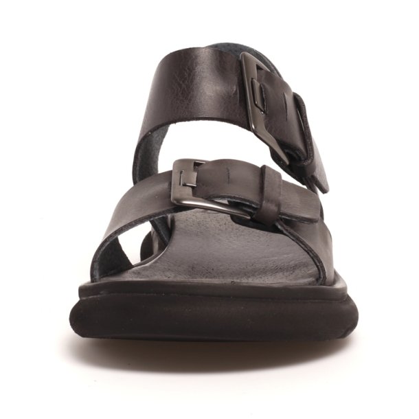 Lofina - Sandal i sort med sp�nder