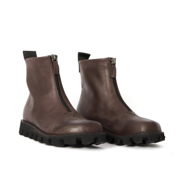 Lofina - Ankelstvle i brun med lynls foran og grov sl - 9230