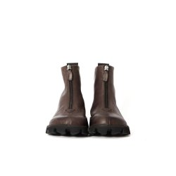 Lofina - Ankelstvle i brun med lynls foran og grov sl - 9230