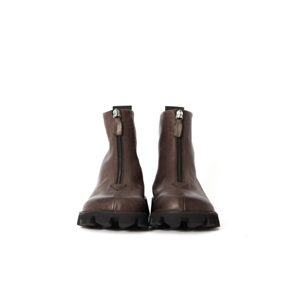 Lofina - Ankelstvle i brun med lynls foran og grov sl - 9230