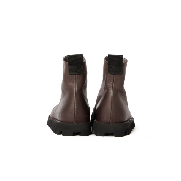 Lofina - Ankelstvle i brun med lynls foran og grov sl - 9230