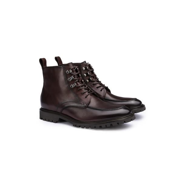 Lloyd herre - Sn�rest�vle i m�rkebrun med syning og grov s�l - Venton 347